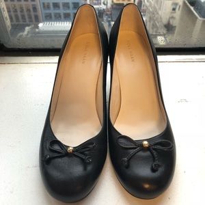 Cole Haan Black Wedge Pumps
